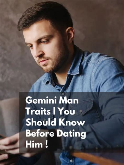 what to know about dating a gemini man